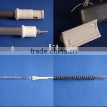 ceramic heater and quartz heating tube and quartz heating element