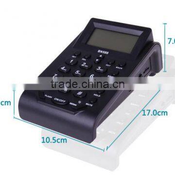 Professional Call Center Communication Dial Pad Headset Telephone With Rj11 Plug Cable photo-3