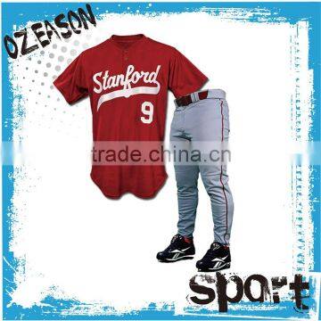 Cheap Sublimation Team Baseball Uniforms Design, Custom Blank Baseball Jersey