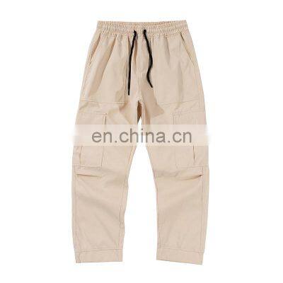 new arrival Large size multi-pocket bundle foot casual men's trousers & pants for sports