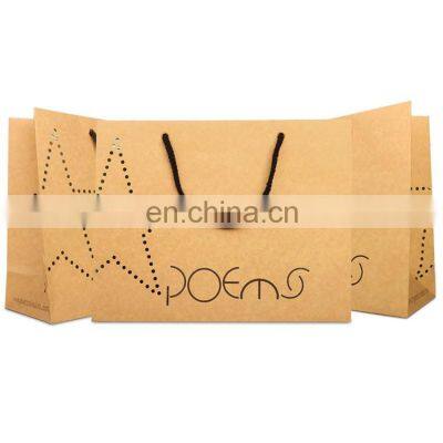 Eco Logo Printed Retail Paper Carry Bags Iso Shopping Online Beauty Shop Bags