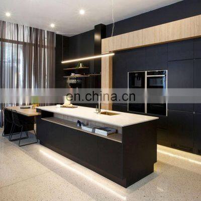 Modern modular designs melamine kitchen cabinet