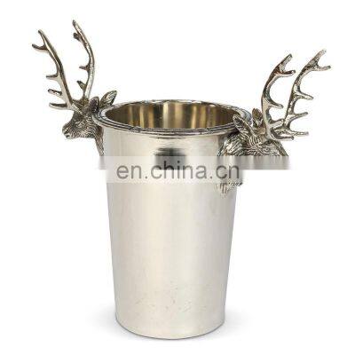 stainless steel reindeer wine bucket