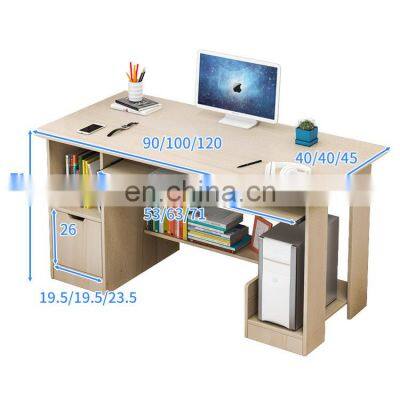 Student Study Office Desk Furniture Space Saving Wooden Desk Small Modern Cheap Studying Table Desk for Student photo-4