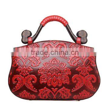 C22769B Chinese Fashion Designs Women Elegant Floral Printed National Clutch Bags