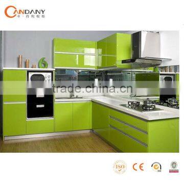 Popular lacquer&MDFkitchen cabinet glass doors,flexible hose for kitchen faucet