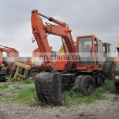 Original Japan made Hitachi ex100wd wheel excavator for sale