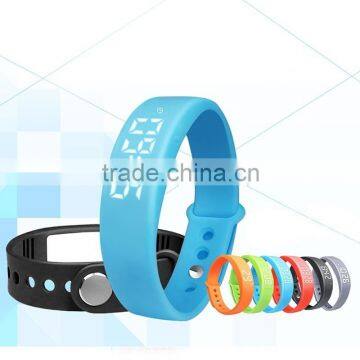 Mobile accessories W5 usb 3D smart bracelet,chargeable smart wristband