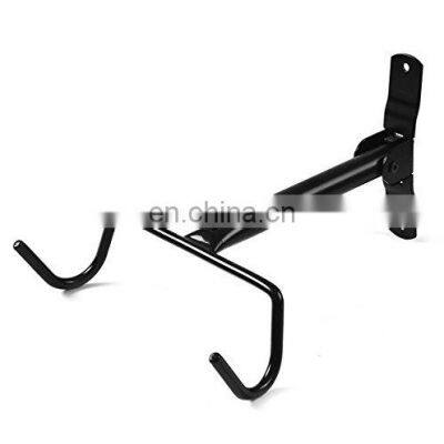 Black Wall Mount Flip Up Garage Bicycle Rack Hanger