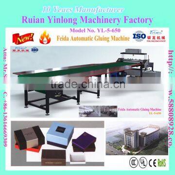 Automatic Paper Feeding and Pasting Machine with Feeder,Feida Automatic Gluing Machine (L=4M or More you need) Model No.YL-5-650