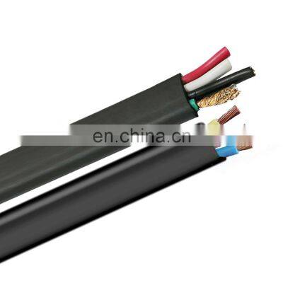 High Tension Bvvb Flat Pvc Sheath Rubber Cable Flat Electric Wire Flat Cable 12 3x1.5 Power Copper Free Kingyear Construction