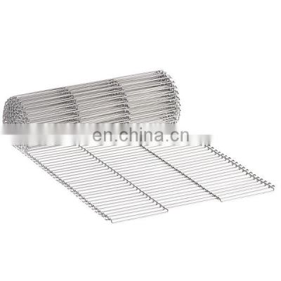 Food grade 304 stainless steel wire mesh conveyor belt