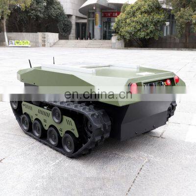 rubber track chassis platform Crawler chassis tracked Lawn Mower Machinery with Rubber Track Chassis