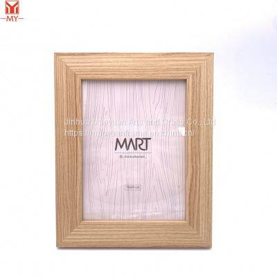 Simple Custom 6 7 8 Inch Log Color Wide Edge Photo Frame for Home and Office Decoration photo-2