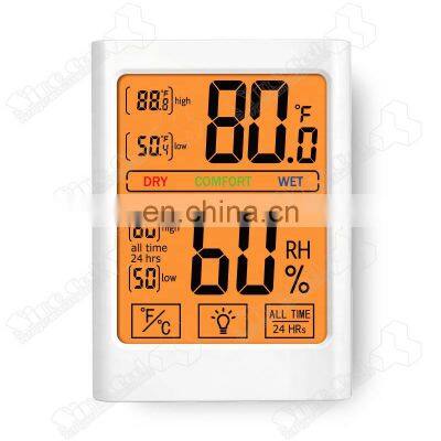 MC34 Digital Wall Thermometer Lcd Thermometer Temperature and Humidity Monitor photo-2