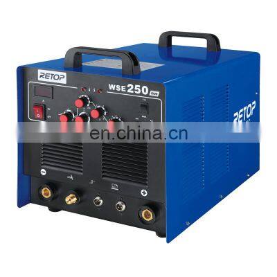 WSE-250 aluminum AC/DC inverter motor spare parts tig weld welding machine machinery