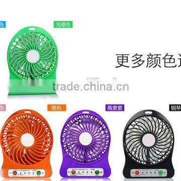 Hot Selling Gift Items Rechargeable Battery Mini Electric Hand Fan with LED Light