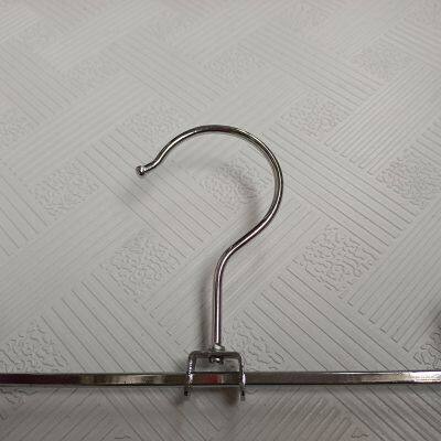 Amozon Customized Adjustable Chrome Metal Clip Pants Dress Underwear Lingerie Rubber Coated Hanger photo-3