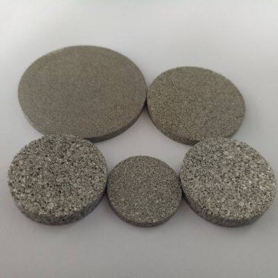 1mm Thickness Titanium Sintered Metal Porous Filter Plate Porous Titanium Filter Powder Metallurgy Filtration PEM Electrolysers photo-2