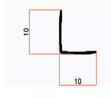 Aluminum Alloy Edge Trimming Strip Aluminum Right Angle Edge Trimming Decorative Line photo-5