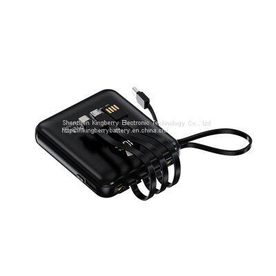 The New Fast Wireless Charging Power Bank With Cable 10000mah Large Capacity Mobile Power Supply photo-4