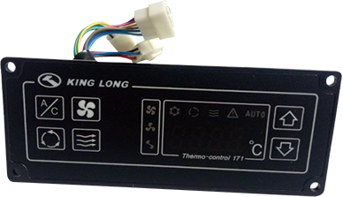 Original Auto ac Parts SK-17-1 Chinese Kinglong Bus AC Control Panel photo-3