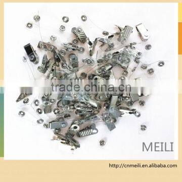 Retractable Badge and Badge id Metal Card Holder Clips photo-6