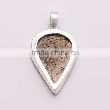 ABALONE SHELL PENDANT 925 Sterling Silver Pendant, SILVER JEWELRY EXPORTER,SILVER JEWELRY WHOLESALE,SILVER EXPORTER photo-2