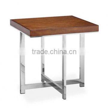 Solid steel stainless flower table