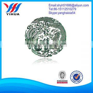 Manufacturer custom electroplating metal sticker label