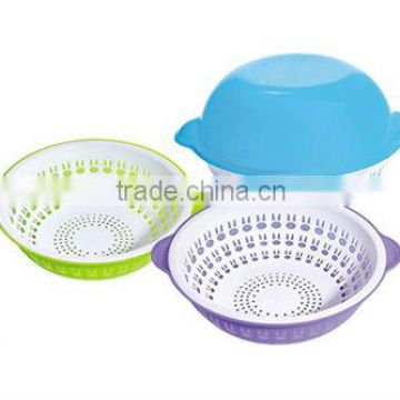 Round water sieve plastic kitchen sieve