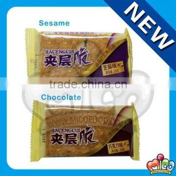 seasame and chocolate biscuit