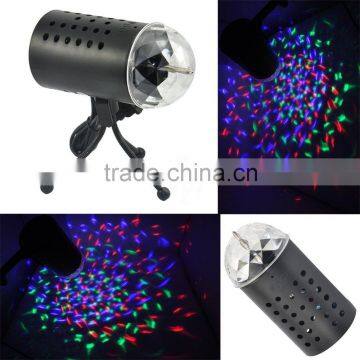 LED Rainbow Color Stage Light Music Activated LED Disco Lights RGB Stage Light for Disco Party Club Bar DJ