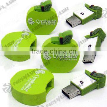 Bulk gift items own brand pvc usb flash drive pendrive