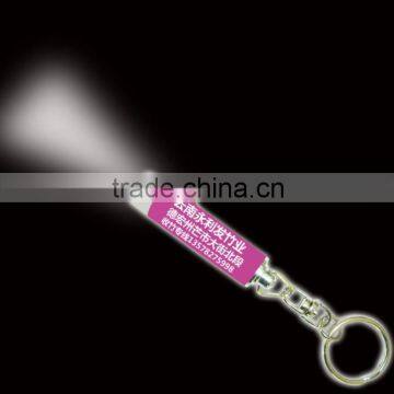 Min Led Flashlight Keychain,led Metal Torch Keychain,led Keychain Light for Promotional Gifts,custom Logo le d Keychain , photo-2