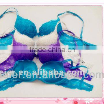 Fashion Lace Bras w/ Super Push-up Cups