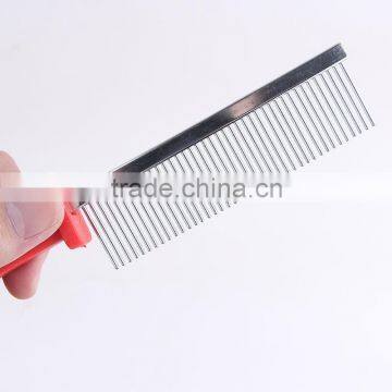 Shedding Brush Comb Pet Fur Grooming Dog Cat Short Hair Metal photo-3