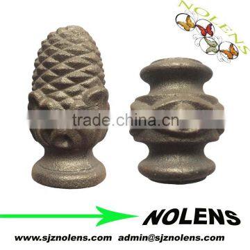 Wrought Cast iron forging iron metal fence finial