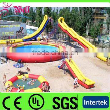 amusement park giant inflatable water slide tubes