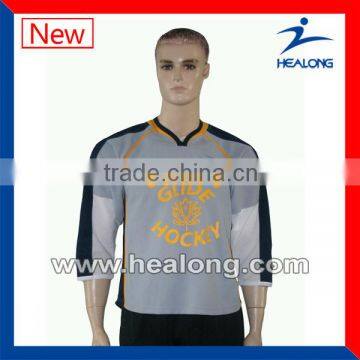 custom ice hockey jersey silk printing