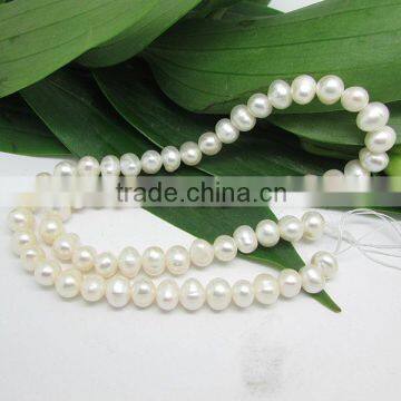 FWP0002 wholesale SI A grade potato oval 6-7mm natural freshwater pearl                        
                                                Quality Choice