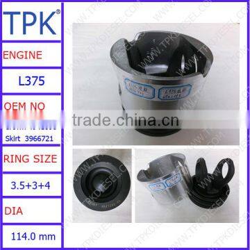 L375 piston 4941395, 3966721, SKIRT, CROWN