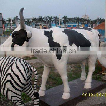 FRP cow statue