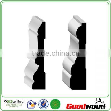 cheap construction materials mdf moulding