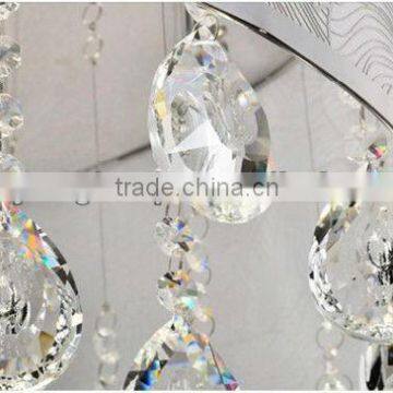 2014 new chrome metal lighting luxury crystal chandelier chrome pendants