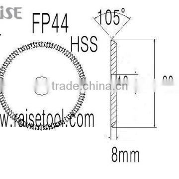 FP44 HSS key cutters used for DAKOTA EXTRA,SARATOGA,,TITAN,TITAN MASTER,VIENNA X-Clusive key machine