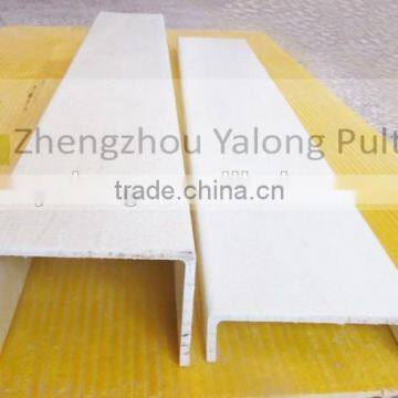 Pultrusion FRP fiberglass U channel, reliable factory offer best price