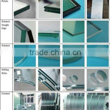 ceramic tempered glass for partition decoration (CCC ISO9001 EN12150)