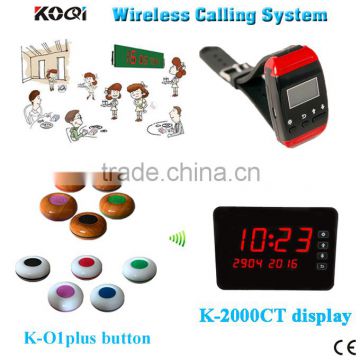 Wholesale Price Customer Calling Buzzer For Clients Improve Customer Serivce & Efficiency 433.92 Wireless Service Calling System