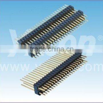 Dongguan Yxcon 1.27mm pitch dual row DIP PCB mounted pin header connector